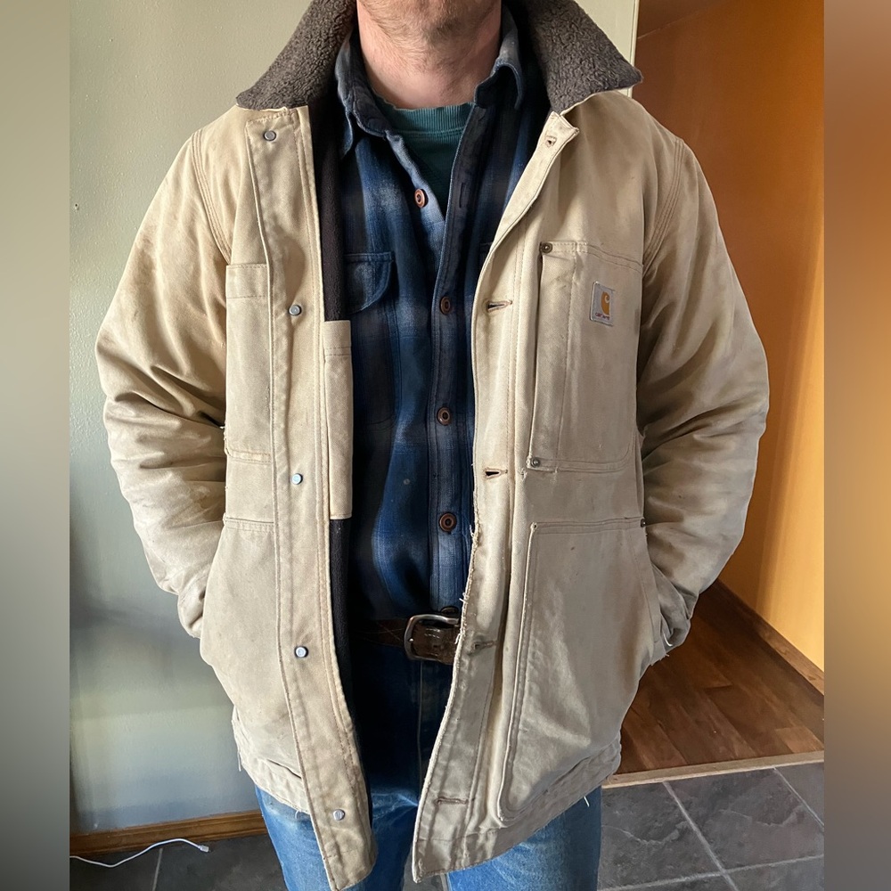 Carhartt Men's Beige Field Jacket